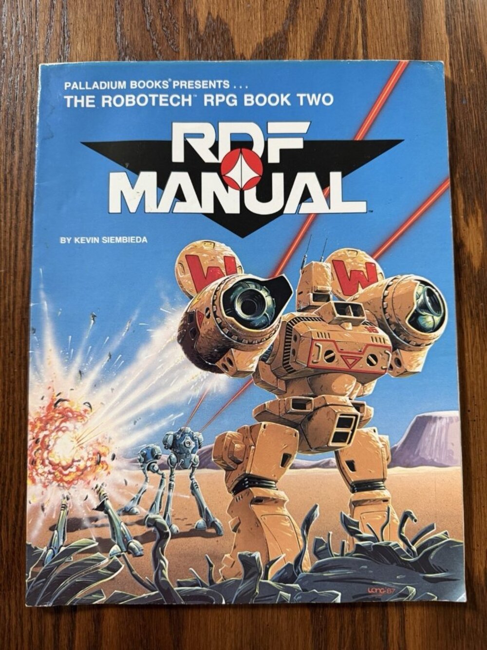 The Robotech RPG Book Two RDF Manual By Kevin Siembieda 1991 Palladium